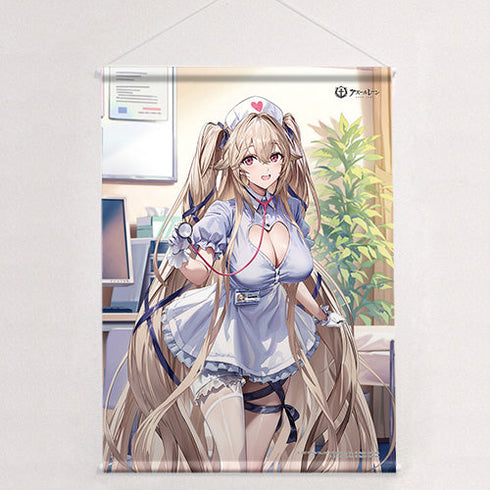 『アズールレーン』描き下ろしB2タペストリー (アンカレッジ/ナース)Wスエード