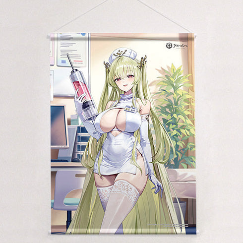 『アズールレーン』描き下ろしB2タペストリー (ナポリ/ナース)Wスエード