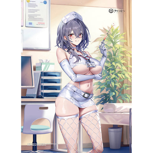 『アズールレーン』描き下ろしB2タペストリー (ピッツバーグ/ナース)Wスエード