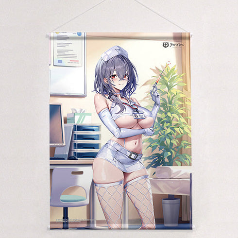 『アズールレーン』描き下ろしB2タペストリー (ピッツバーグ/ナース)Wスエード
