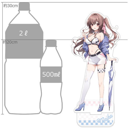 『karory先生』描き下ろし特大アクリルスタンド (蒼海舞香/レースクイーン)