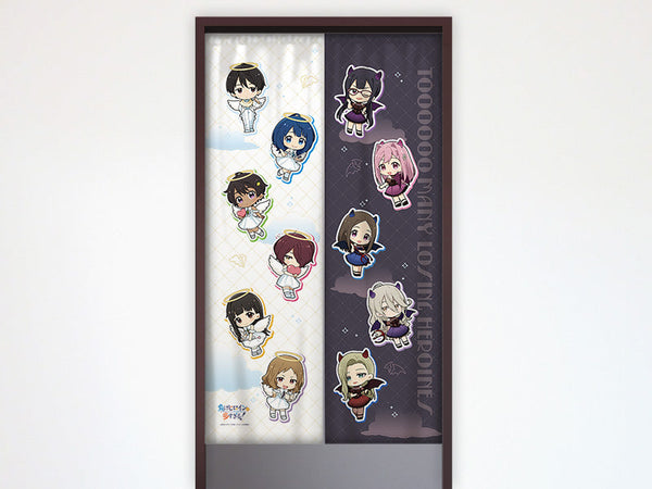 『負けヒロインが多すぎる!』のれん (天使&悪魔)