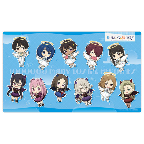 『負けヒロインが多すぎる!』ラバーマット (天使&悪魔)