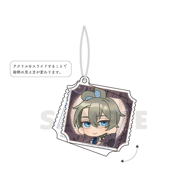 『誰ソ彼ホテル』額縁風アクリルキーホルダー(阿鳥遥斗/バニーディーラー)