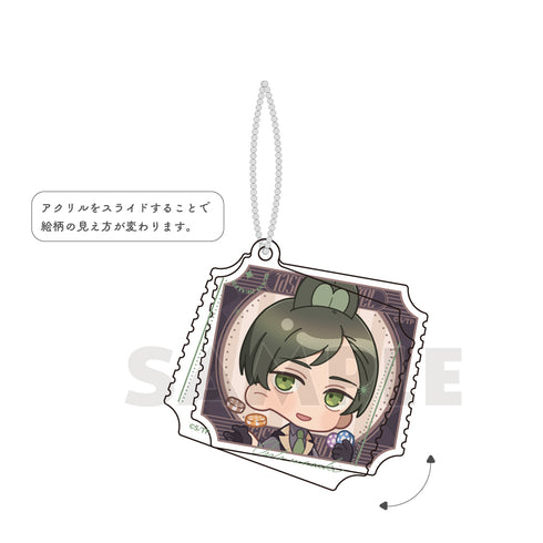 『誰ソ彼ホテル』額縁風アクリルキーホルダー(大外聖生/バニーディーラー)