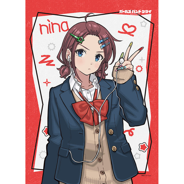 『ガールズバンドクライ』描き下ろしB2タペストリー(井芹仁菜/平成ギャル)Wスエード