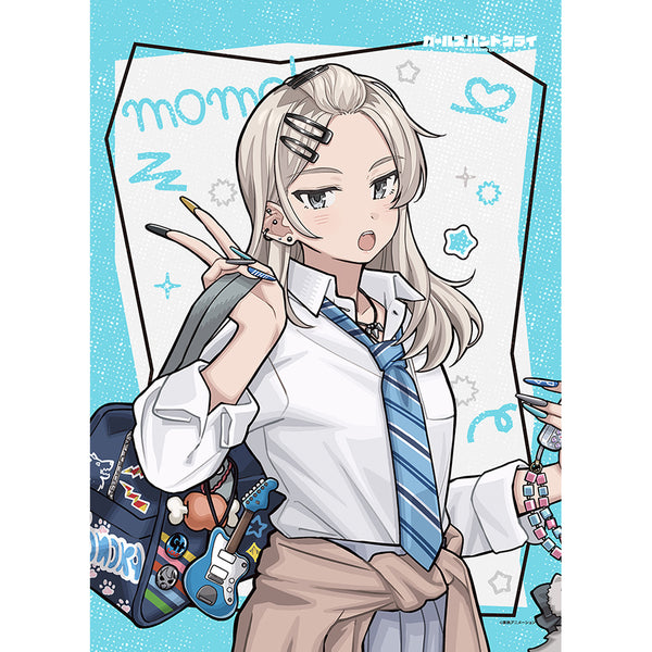 『ガールズバンドクライ』描き下ろしB2タペストリー(河原木桃香/平成ギャル)Wスエード