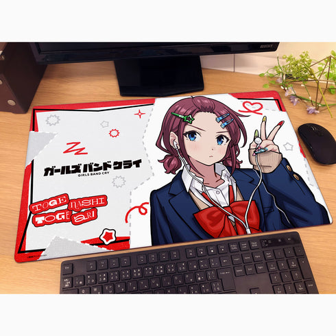 《Girls Band Cry》全新繪製橡膠地墊(井芹仁菜/平成系辣妹)
