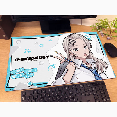 『ガールズバンドクライ』描き下ろしラバーマット(河原木桃香/平成ギャル)