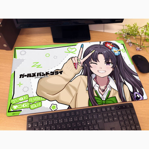 『ガールズバンドクライ』描き下ろしラバーマット(安和すばる/平成ギャル)