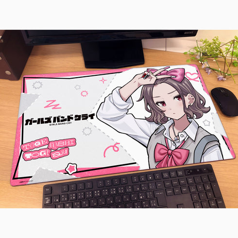 《Girls Band Cry》全新绘制橡胶垫(海老冢智/平成辣妹)