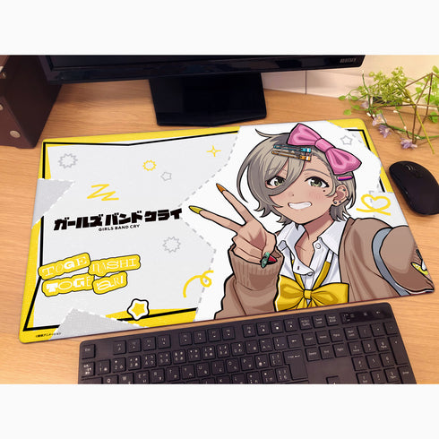 『ガールズバンドクライ』描き下ろしラバーマット(ルパ/平成ギャル)