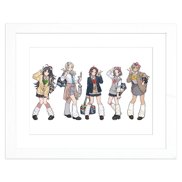 『ガールズバンドクライ』描き下ろしキャラファイングラフ(平成ギャル) A4