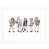 "Girls Band Cry" Original Character Fine Art Print (Heisei-Era Gal) A4