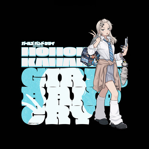 『ガールズバンドクライ』描き下ろしTシャツ(河原木桃香/平成ギャル)