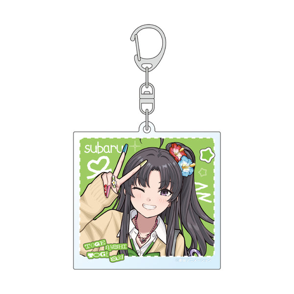 "Girls Band Cry" Original Acrylic Keychain (Subaru Anwa / Heisei Gal)