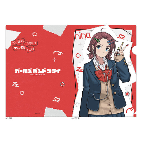"Girls Band Cry" Original Illustration Clear File (Nina Ijiri / Heisei Gal)