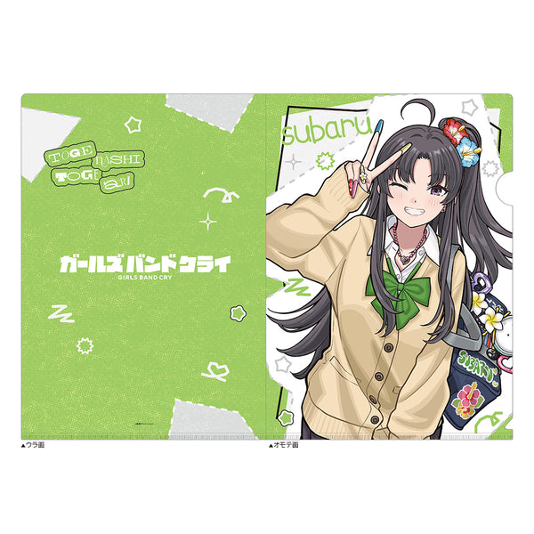 "Girls Band Cry" Original Illustration Clear File (Subaru Anwa / Heisei Gal)