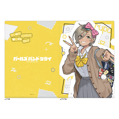 "Girls Band Cry" Original Illustration Clear File (Rupa / Heisei Gal)