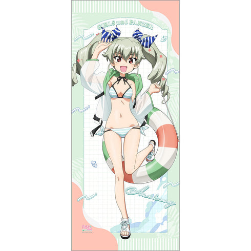 『ガールズ&パンツァー 最終章』描き下ろし特大タペストリー(アンチョビ/リゾート水着)