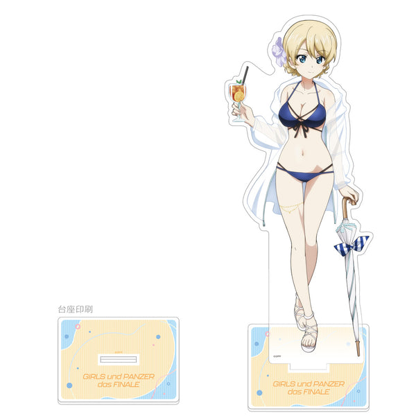 『ガールズ&パンツァー 最終章』描き下ろし特大アクリルスタンド(ダージリン/リゾート水着)【202610再販】