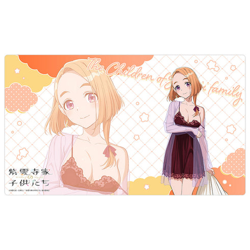『紫雲寺家の子供たち』描き下ろしラバーマット(紫雲寺万里/ルームウェア)