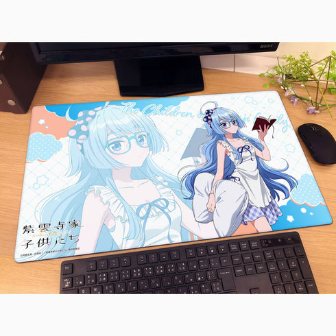 『紫雲寺家の子供たち』描き下ろしラバーマット(紫雲寺清葉/ルームウェア)