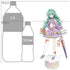 Date A Live V" newly drawn oversized acrylic stand (Nanashin/Pastel China)