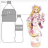 Date A Live V" oversized acrylic stand (Rokugui Hoshimiya/Pastel China)