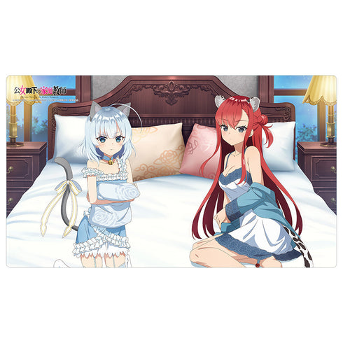 『公女殿下の家庭教師』描き下ろしラバーマット(ティナ・ハワード&リディヤ・リンスター/ケモミミルームウェア)