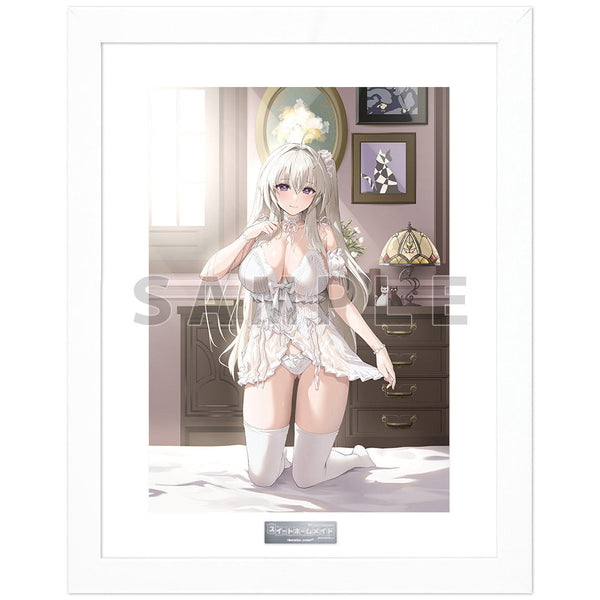 『スイートホームメイド』描き下ろしキャラファイングラフ(江崎彩葉/お部屋でお出迎え)A4