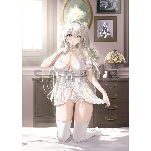 『スイートホームメイド』描き下ろしキャラファイングラフ(江崎彩葉/お部屋でお出迎え)A4