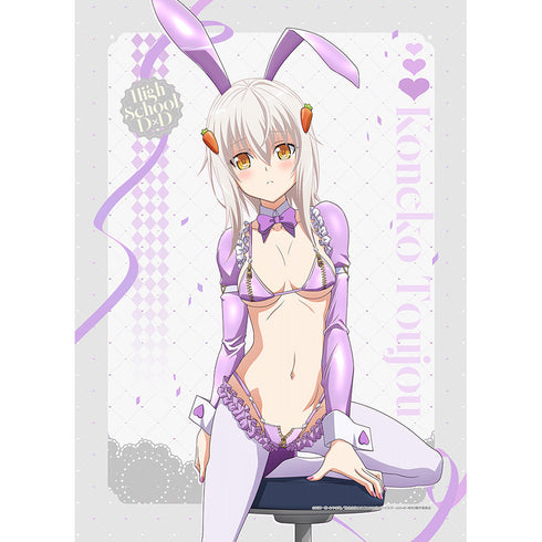 『ハイスクールD×D HERO』描き下ろし B2タペストリー(塔城小猫/逆バニー(紫))Wスエード