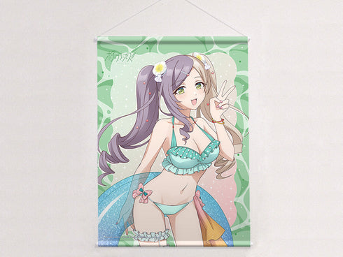 『ポールプリンセス!!』描き下ろしB2タペストリー(東坂ミオ/水着)Wスエード
