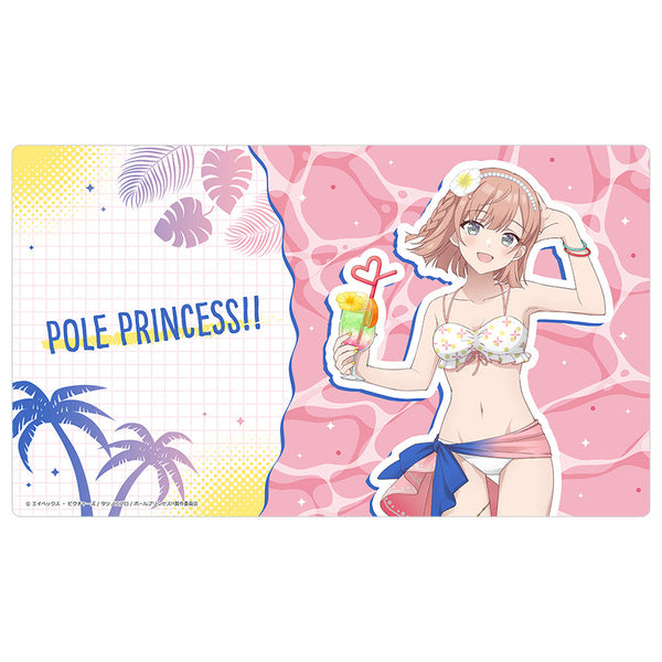 『ポールプリンセス!!』描き下ろしラバーマット(星北ヒナノ/水着)