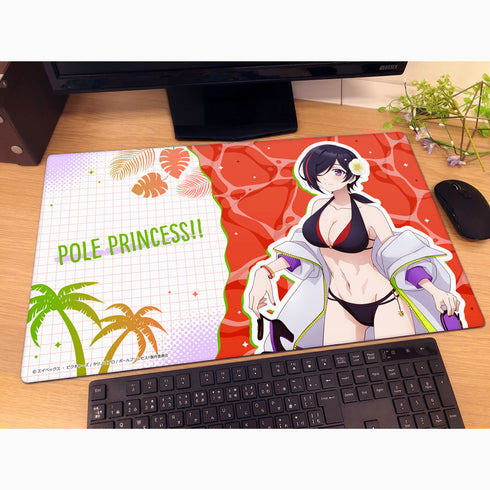 『ポールプリンセス!!』描き下ろしラバーマット(南曜スバル/水着)