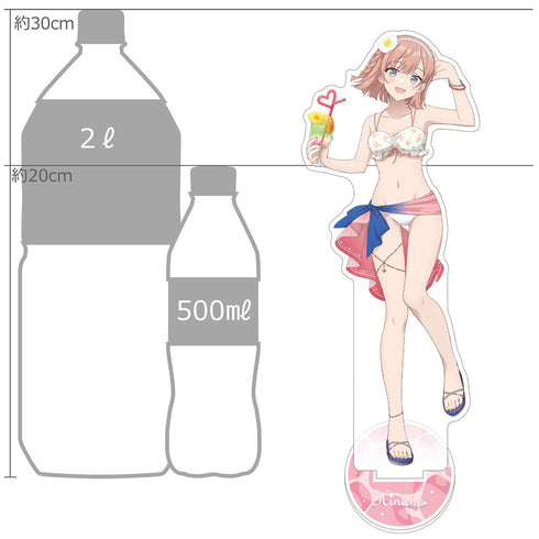 『ポールプリンセス!!』描き下ろし特大アクリルスタンド(星北ヒナノ/水着)