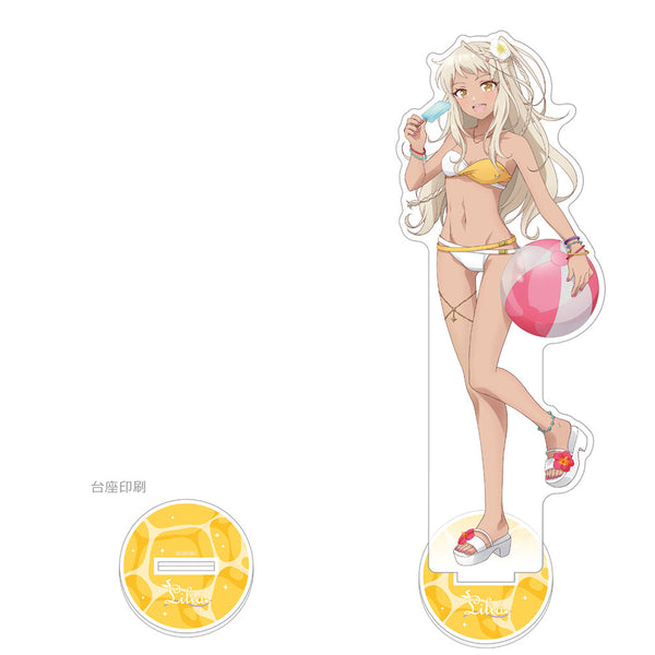 『ポールプリンセス!!』描き下ろし特大アクリルスタンド(西条リリア/水着)