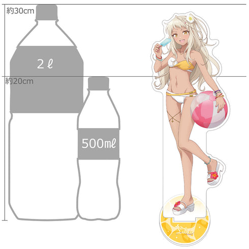 Pole Princess! Original oversized acrylic stand (Saijo Lilia/Swimsuit)
