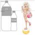 Pole Princess! Original oversized acrylic stand (Saijo Lilia/Swimsuit)