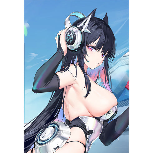 『アズールレーン』まくらカバー (ストラスブール/謡精舞うサーキット)