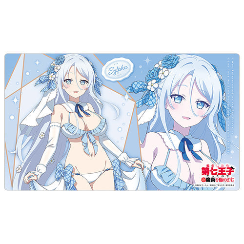 『転生したら第七王子だったので、気ままに魔術を極めます』描き下ろし ラバーマット(シルファ/ウエディング水着)