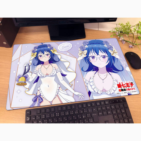 『転生したら第七王子だったので、気ままに魔術を極めます』描き下ろし ラバーマット(サリア/ウエディング水着)