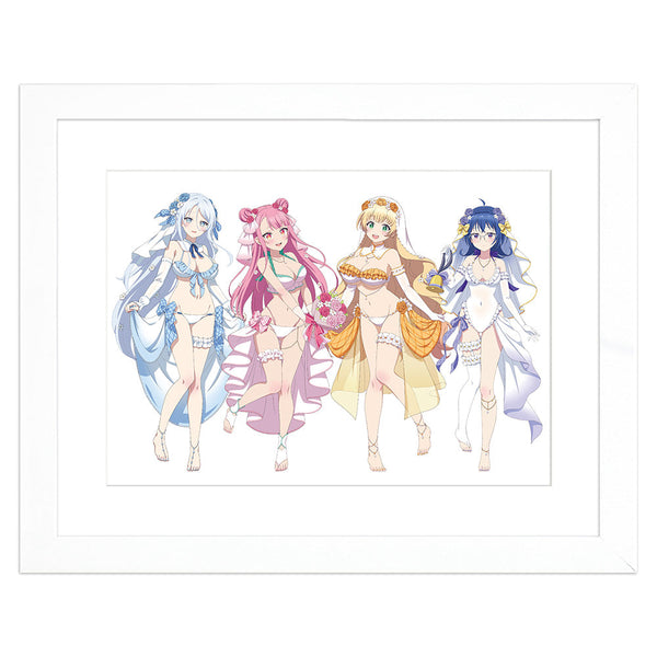 『転生したら第七王子だったので、気ままに魔術を極めます』描き下ろし キャラファイングラフ(ウエディング水着)A4