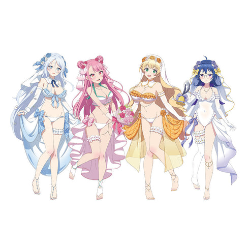 『転生したら第七王子だったので、気ままに魔術を極めます』描き下ろし キャラファイングラフ(ウエディング水着)A4