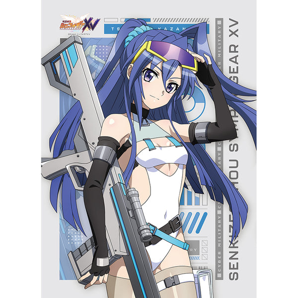 『戦姫絶唱シンフォギアXV』描き下ろしB2タペストリー(翼/サイバーミリタリー)Wスエード
