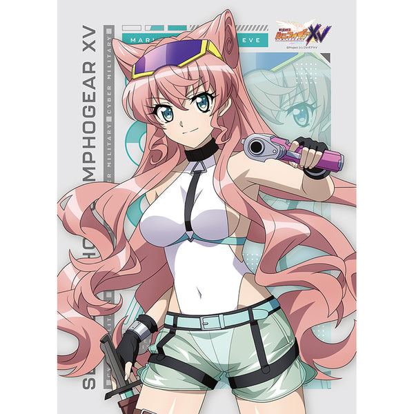 『戦姫絶唱シンフォギアXV』描き下ろしB2タペストリー(マリア/サイバーミリタリー)Wスエード