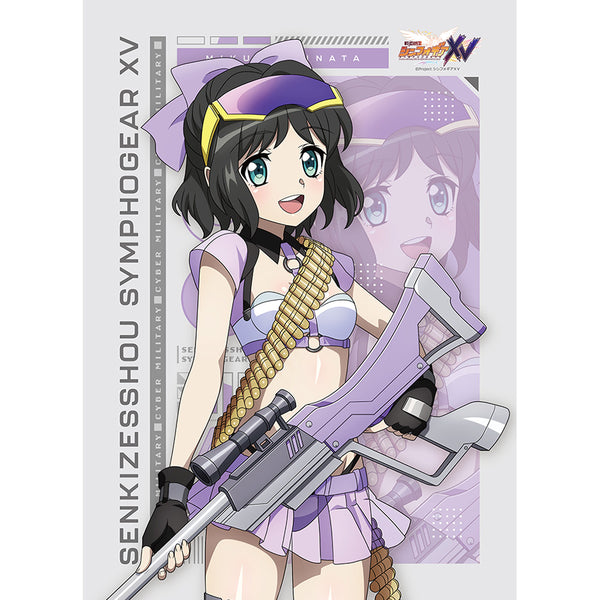 『戦姫絶唱シンフォギアXV』描き下ろしB2タペストリー(未来/サイバーミリタリー)Wスエード