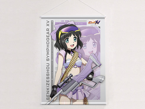 『戦姫絶唱シンフォギアXV』描き下ろしB2タペストリー(未来/サイバーミリタリー)Wスエード
