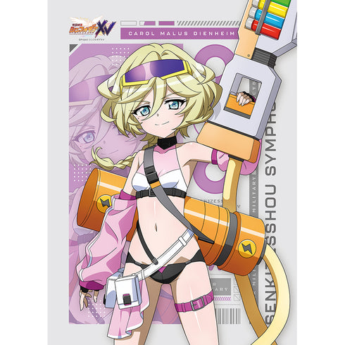 『戦姫絶唱シンフォギアXV』描き下ろしB2タペストリー(キャロル/サイバーミリタリー)Wスエード